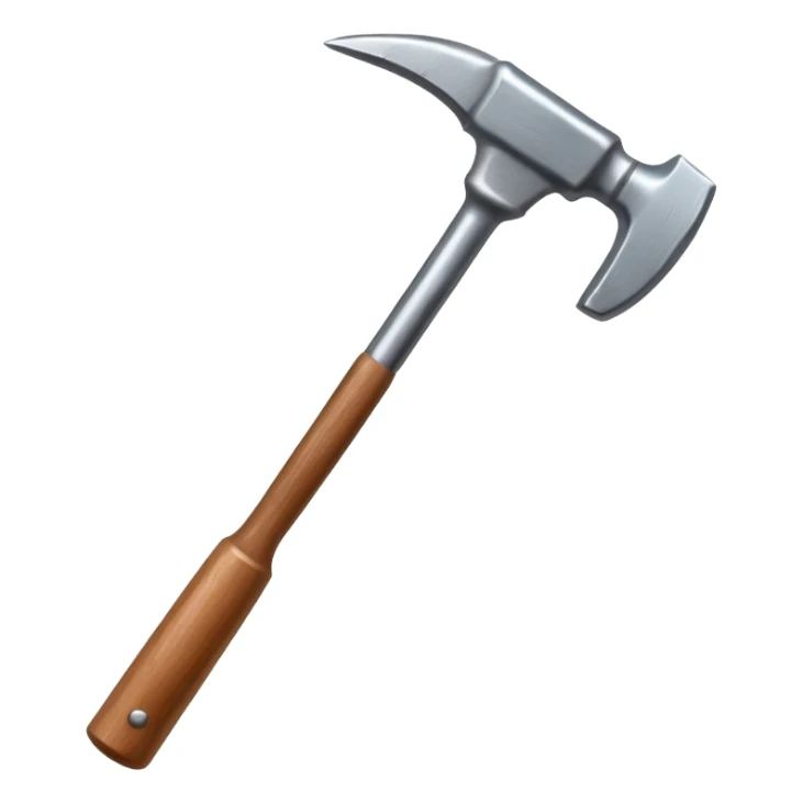 steel nail and hammer sticker
