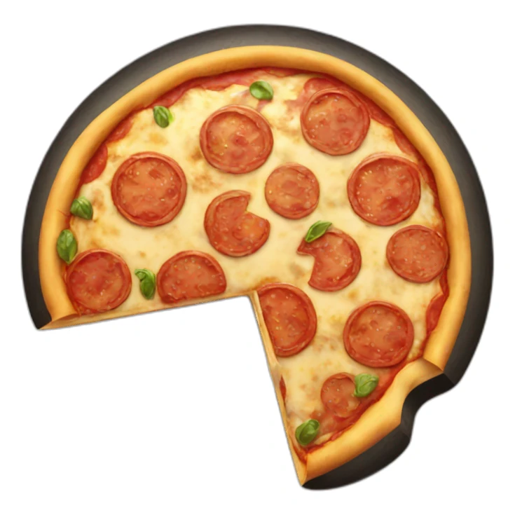 Pizza tire langue sticker