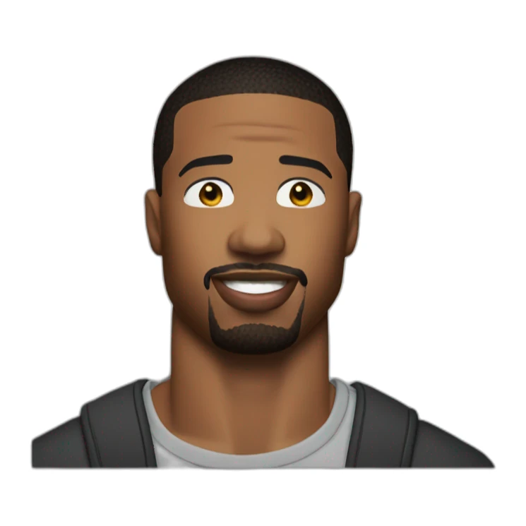 Michael-b-Jordan-embrasse-un-homme sticker