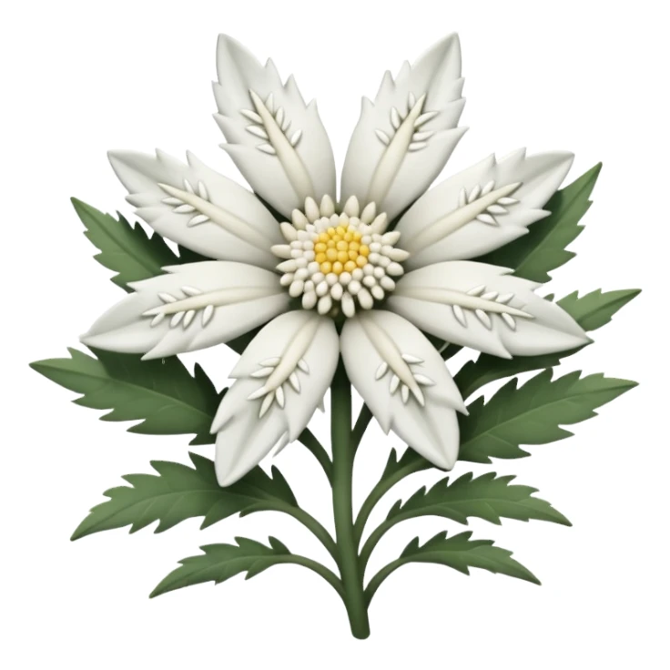 edelweiss realista sticker
