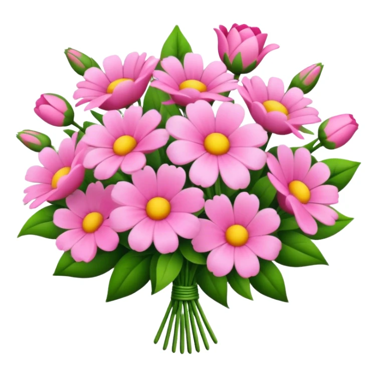 ramo de flores rosa sticker