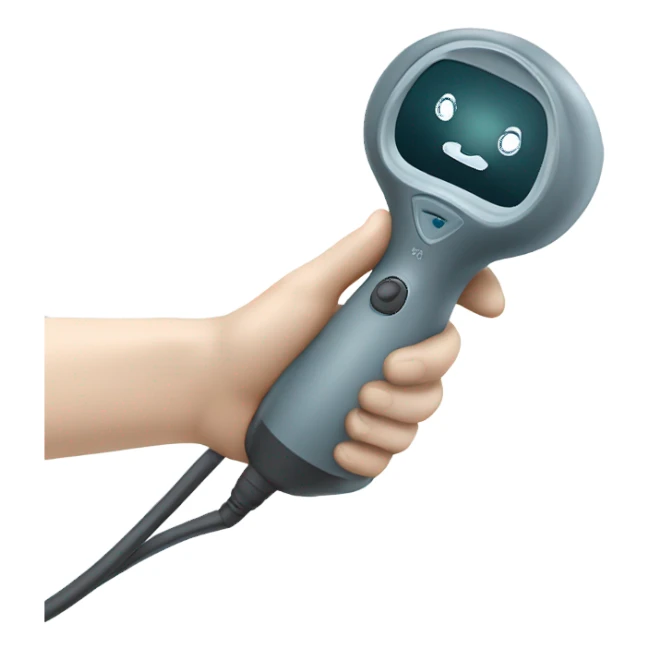 Ultrasound probe sticker