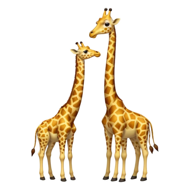Giraff  calling on the phone sticker