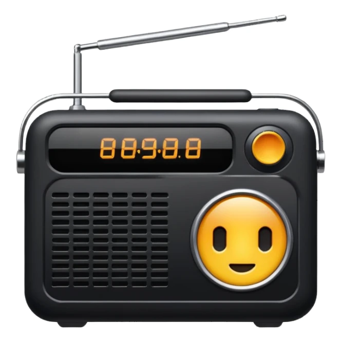 new  radio sticker