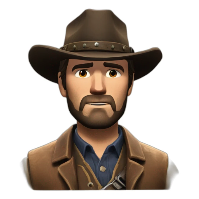 Arthur Morgan from the game “Red Dead Redemption 2” sticker