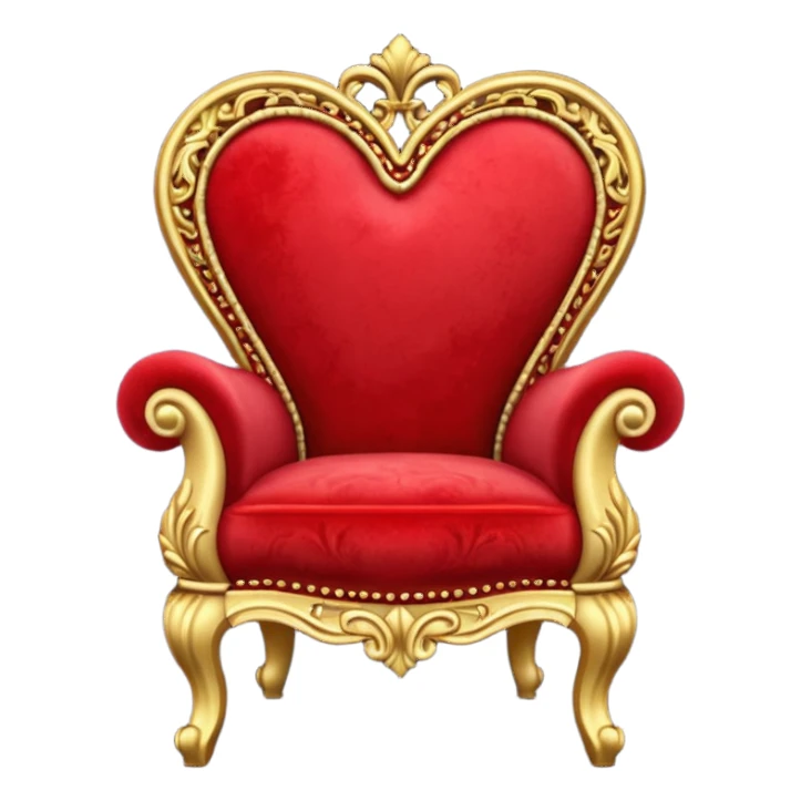 heart-shaped chair sticker