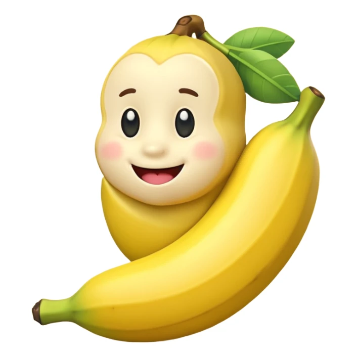 Cartoon cute banana toy sticker