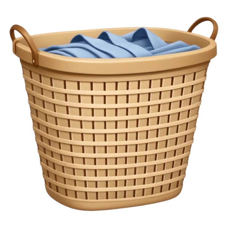 empty laundry basket sticker