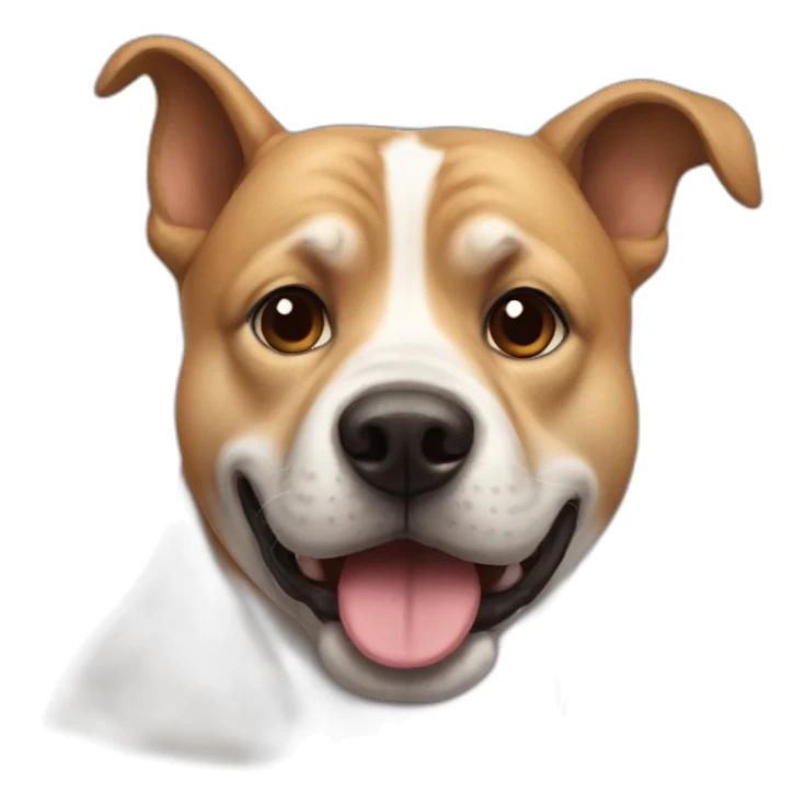 Lovely notorious dog face sticker