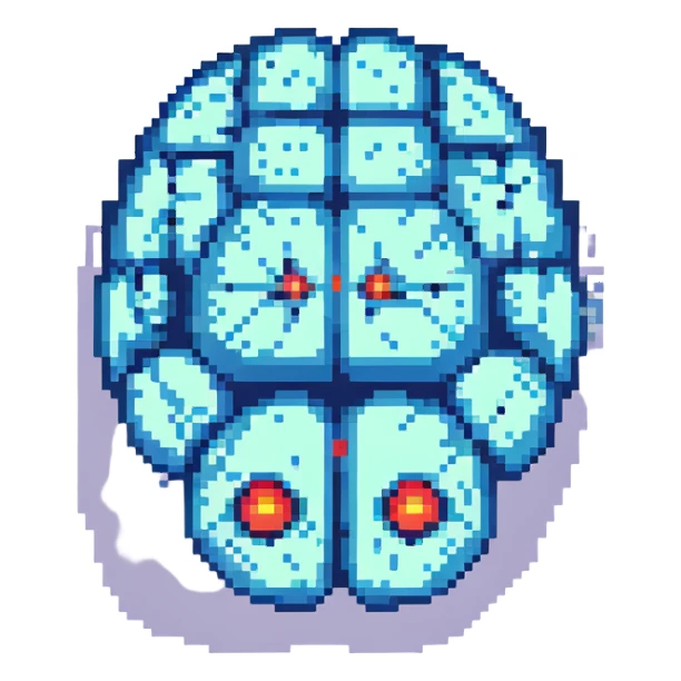 robot brain sticker