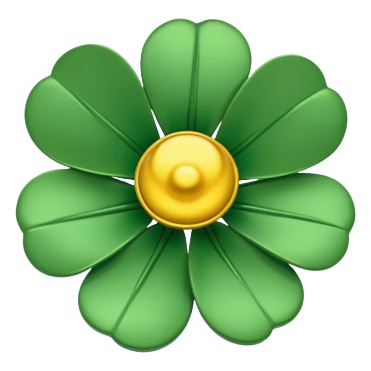 Green buttercup charm sticker