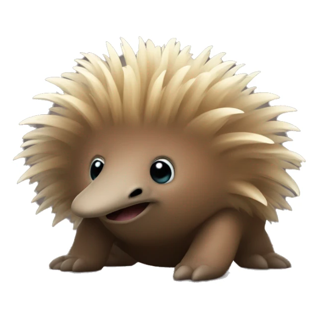 golang mascot inspired echidna sticker