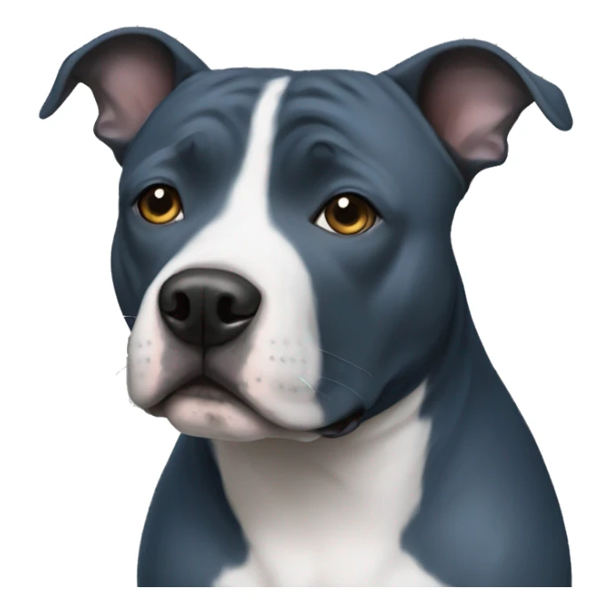 Blue staffy sticker