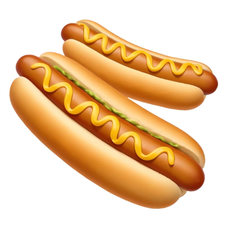 Hotdog buns sticker