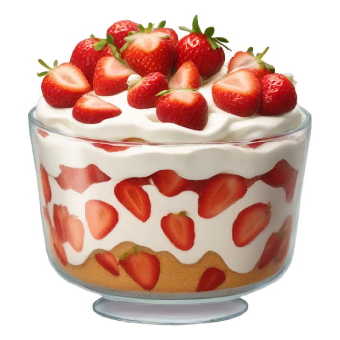 Strawberry trifle sticker