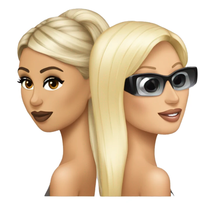 Kim Kardashian e Paris Hilton sticker