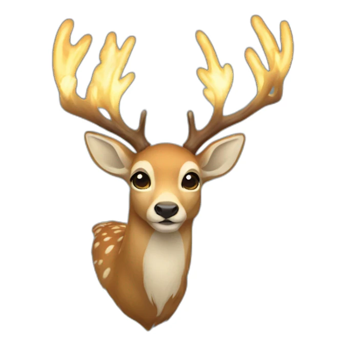 deer patronus sticker