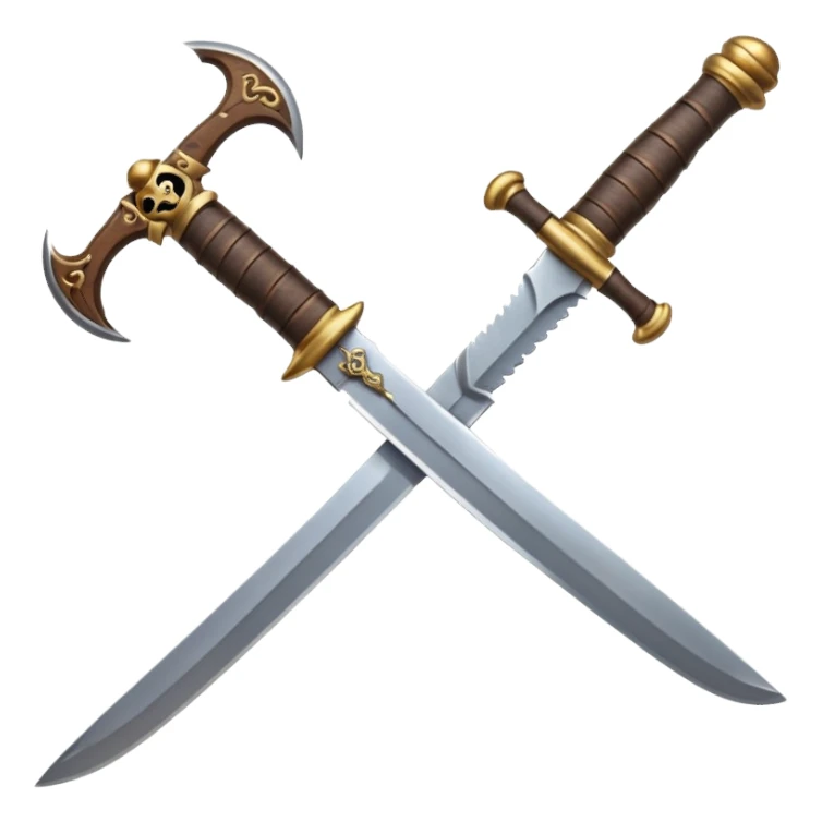 pirate sword sticker
