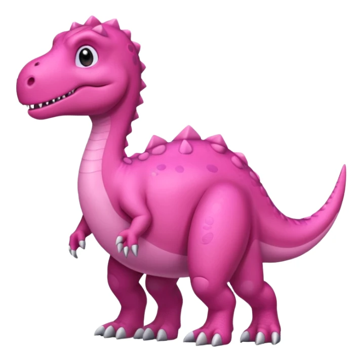 Dinosaurio rosa sticker