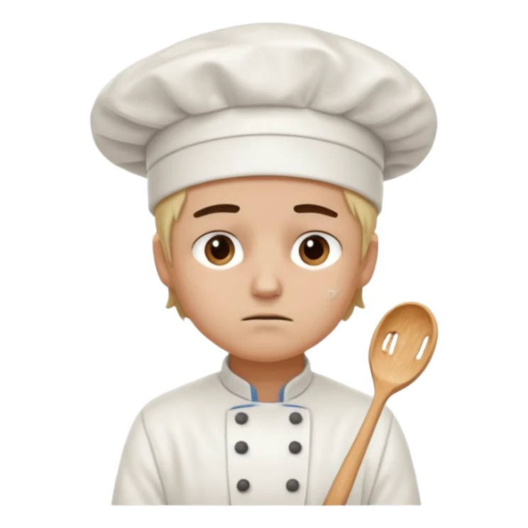 Cringe overworked pastry chef sticker