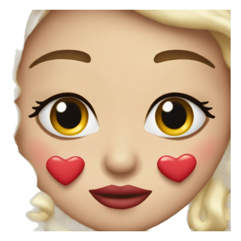 Besos de labios pitados co labial  sticker