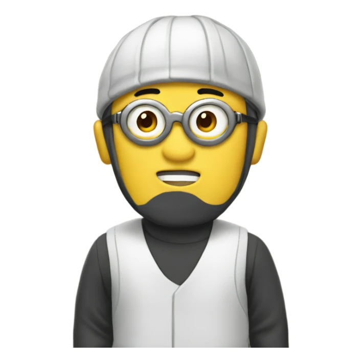 Asian minion sticker