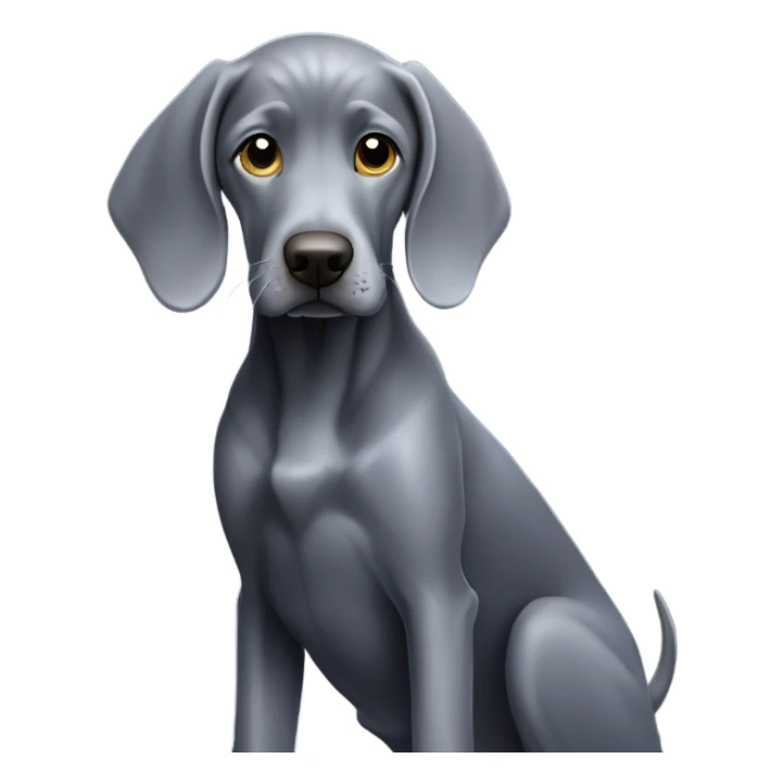 Dark-blue-Weimaraner-with-silver-Weimaraner sticker