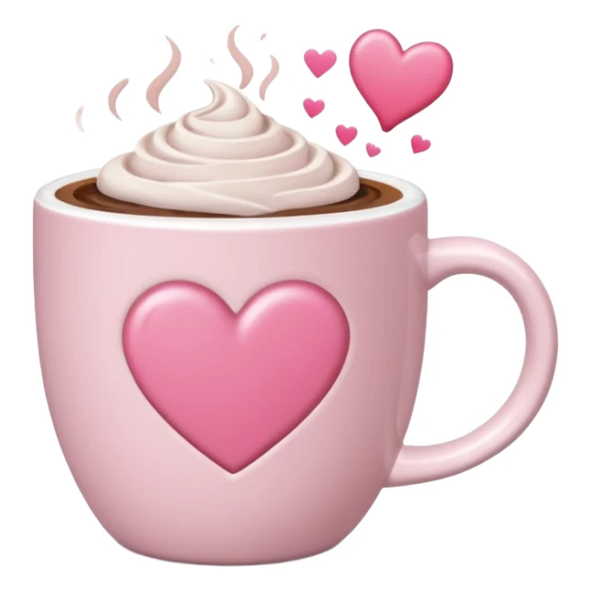 Pink mocha aesthetic  no face sticker
