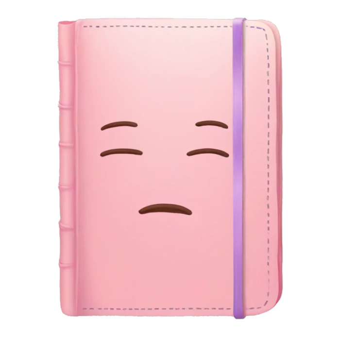 pastel pink journal sticker