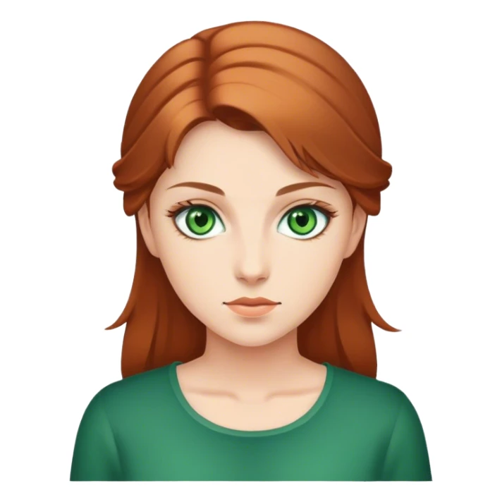 Monika de ojos verdes sticker