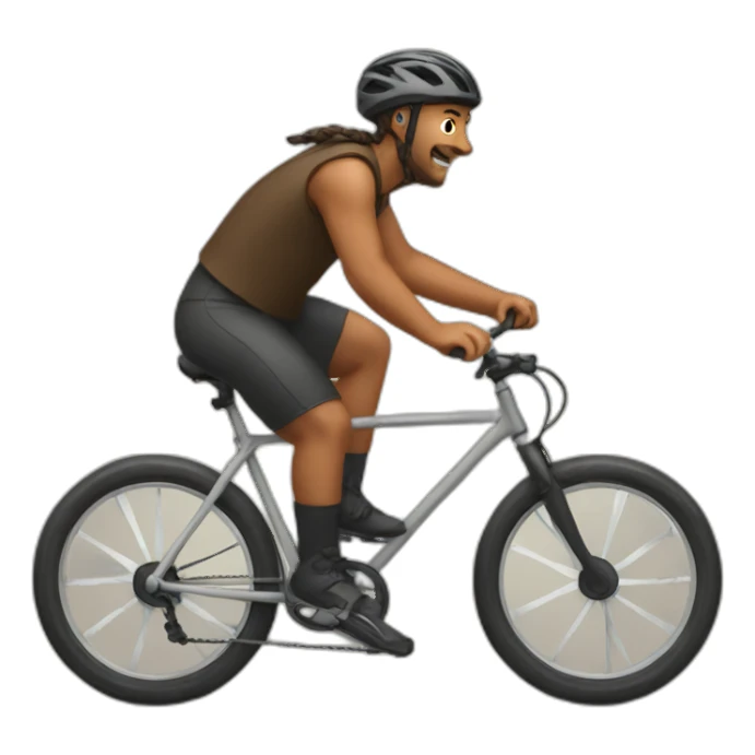 Shunak riding bicycle sticker