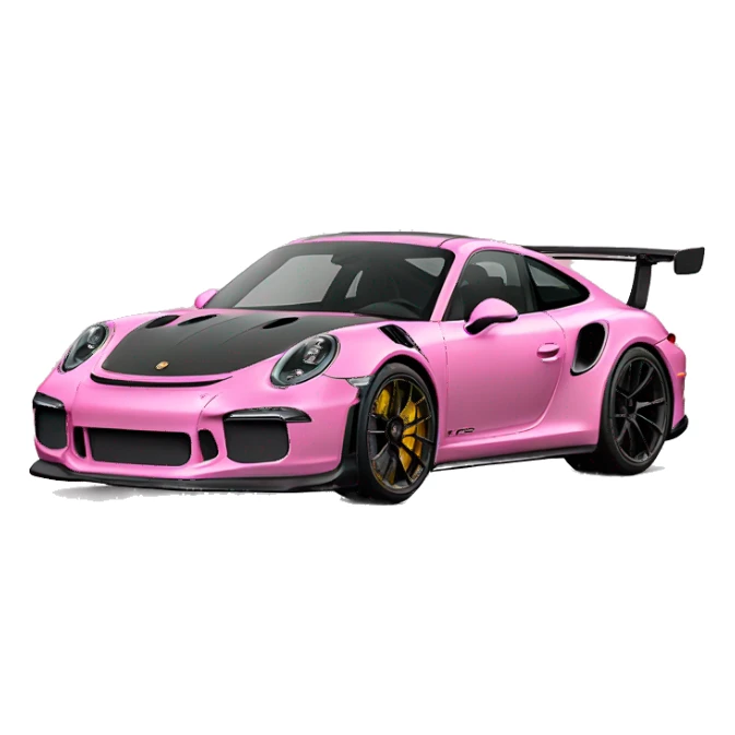 porsche GT3 rs pink sticker