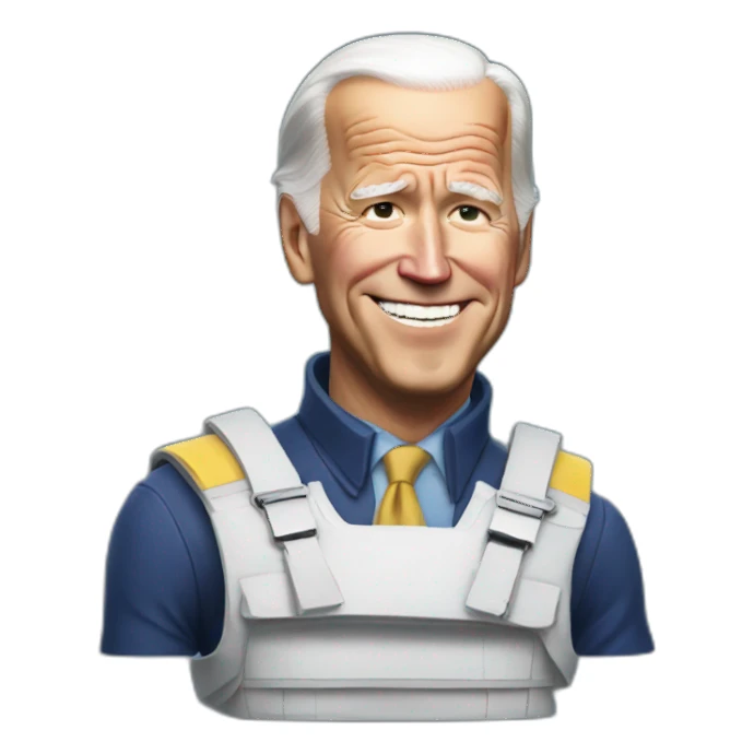 Joe Biden Playing Fortnite sticker