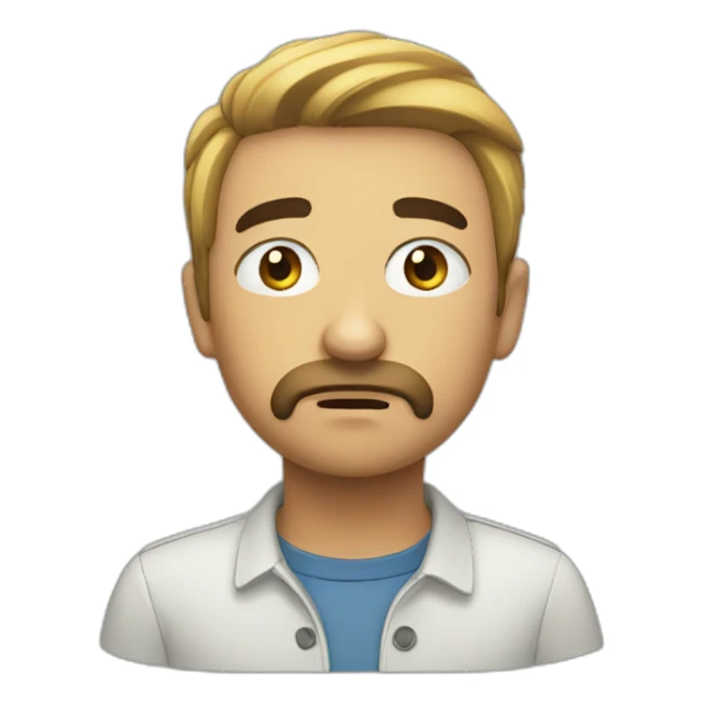 Uninterested sticker