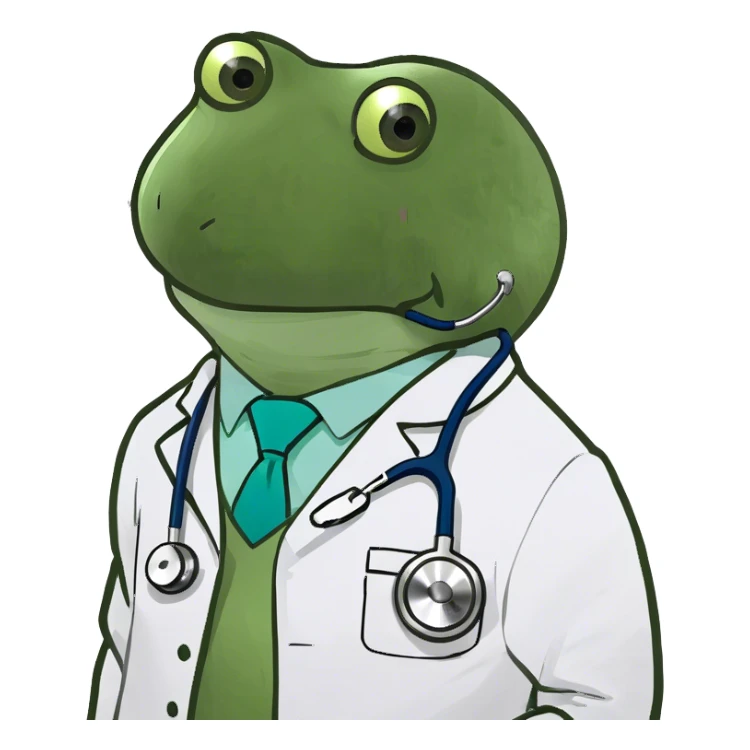 doctor bufo sticker