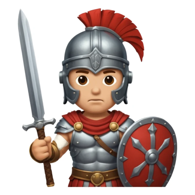 an animal Roman Gladiator sticker