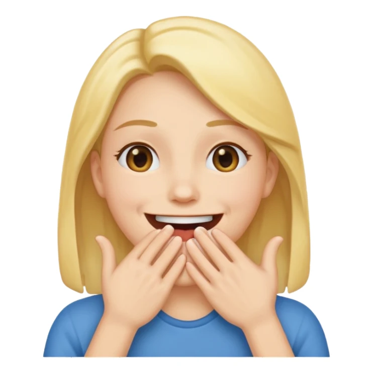 🫱🏼🫲🏼 cover 😁's mouth sticker