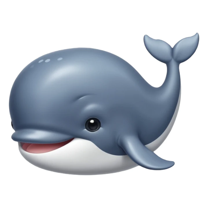 un bébé baleine tout chou sticker