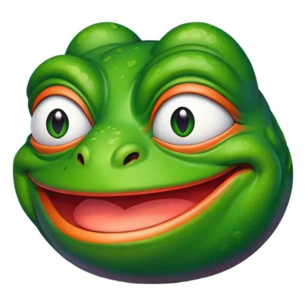 Rainbow pepe sticker