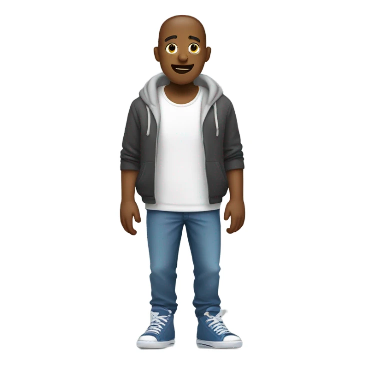 chill guy with sneakers sticker