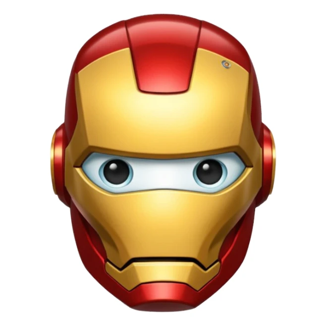 Generate a ironman emoj sticker