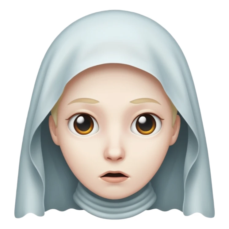 fear of ghosts sticker