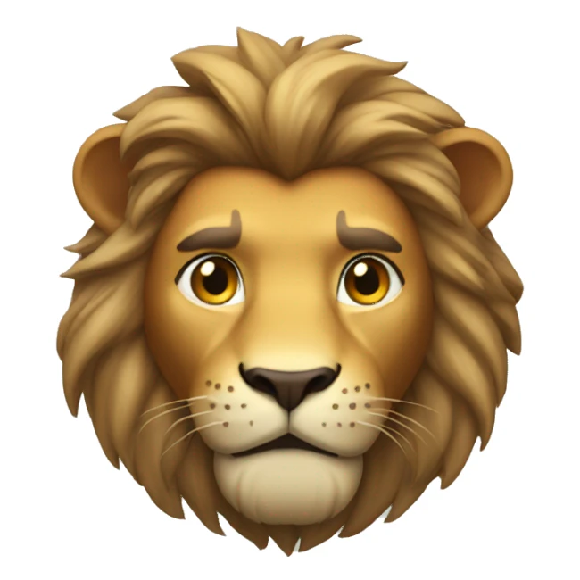 lion hero sticker