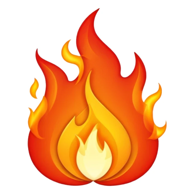 crossed out flame sticker