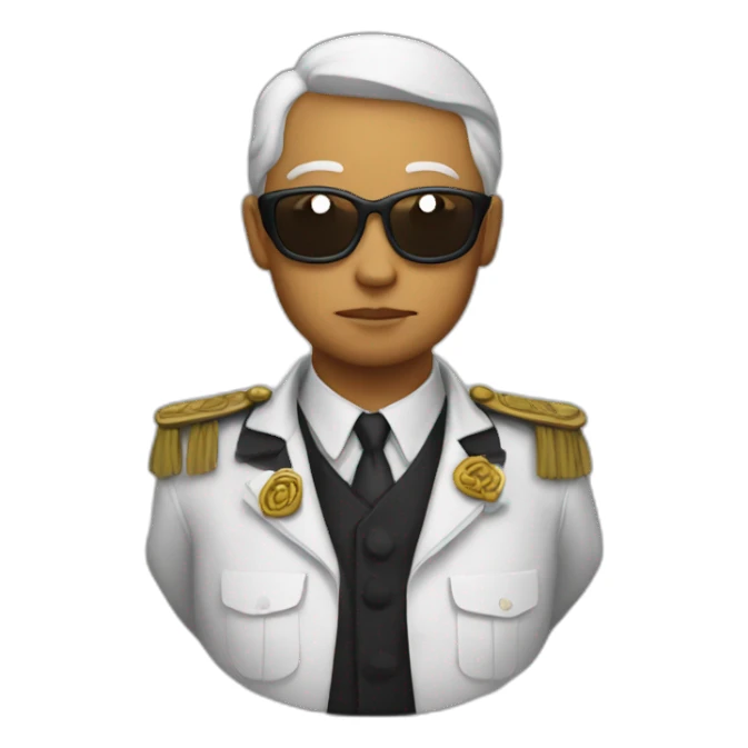 Un noir chinois roux sticker