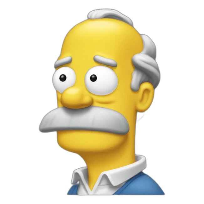 Homer Sipmson sticker