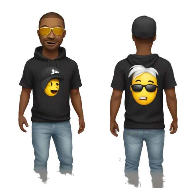 HIP HOP TSHIRT FOR MEN sticker