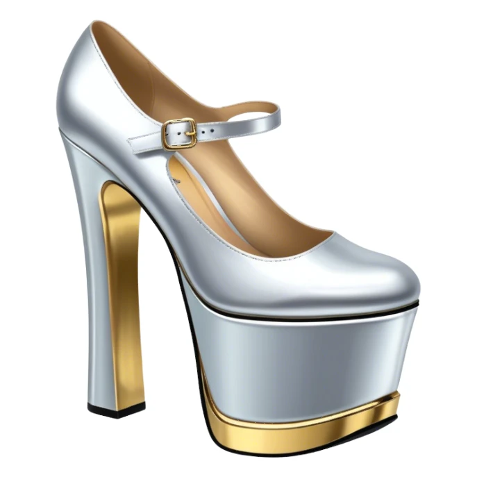 90’s spice girl platform shoes sticker