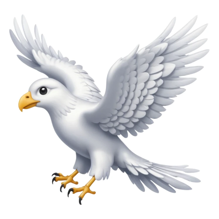 letter with wings sticker