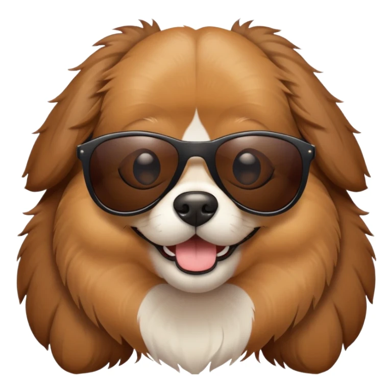 Hund mit sonnenbrille  sticker